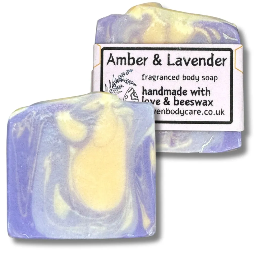 Amber & Lavender (Fragranced) Beeswax Soap