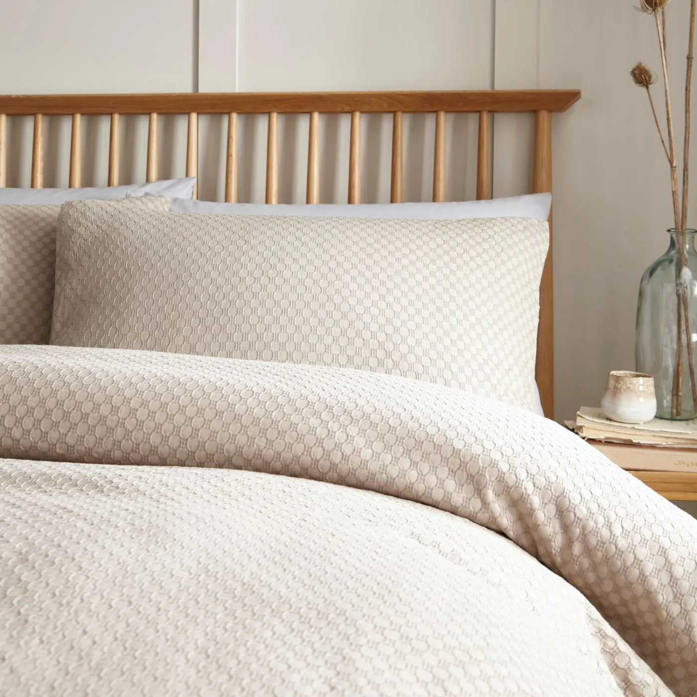 Appletree Santos Duvet Set | Stone