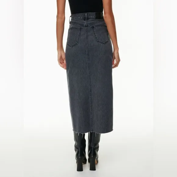 Aritzia Denim Forum The '90s Vintage Maxi Jean Skirt