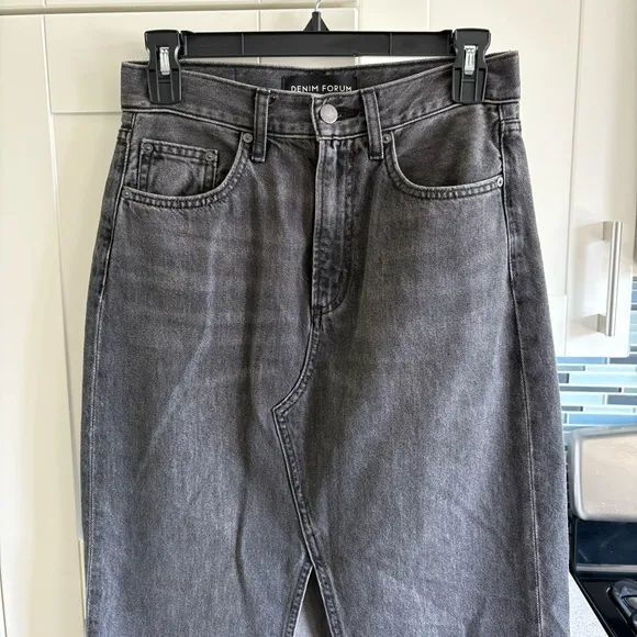 Aritzia Denim Forum The '90s Vintage Maxi Jean Skirt