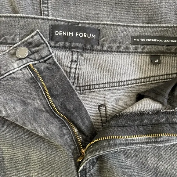 Aritzia Denim Forum The '90s Vintage Maxi Jean Skirt