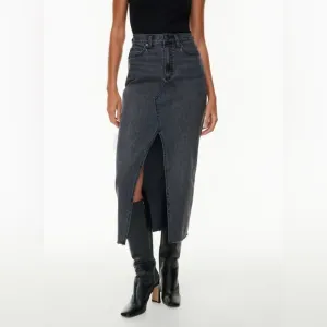 Aritzia Denim Forum The '90s Vintage Maxi Jean Skirt