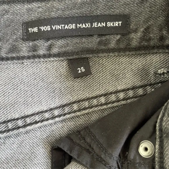 Aritzia Denim Forum The '90s Vintage Maxi Jean Skirt