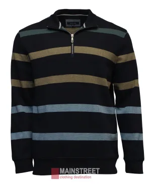 Back Bay Stripe Mini Box Stitch Fleece