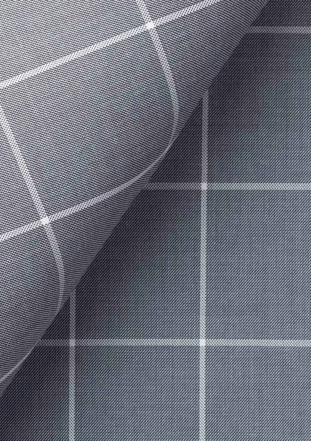 Beekman Powder Grey Windowpane Suit
