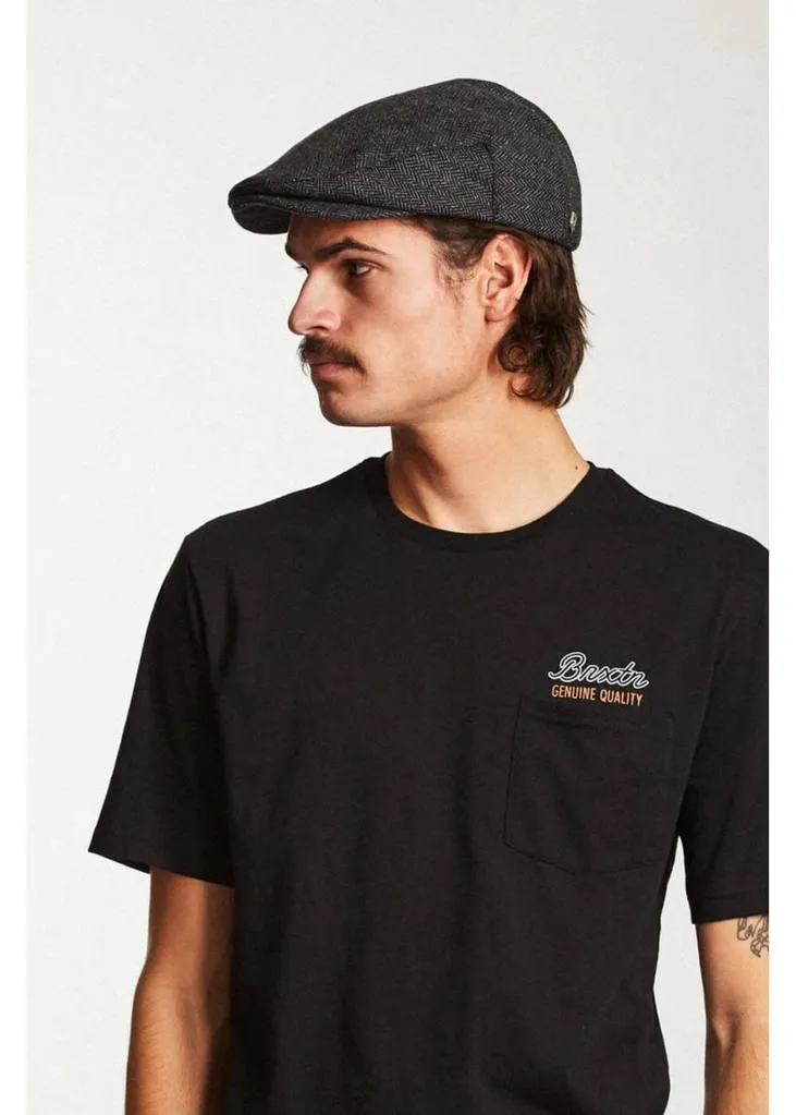 Brixton Hooligan Snap Cap Grey Black