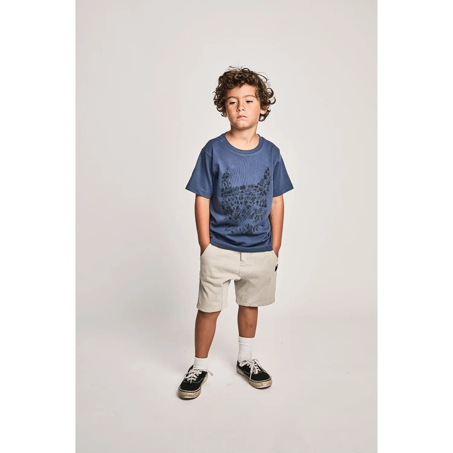 Bug Me Ss Tee - Dk Denim