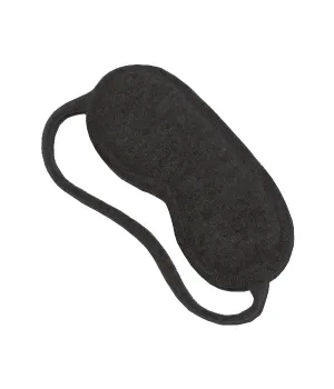 Cashmere Eyemask in Charcoal