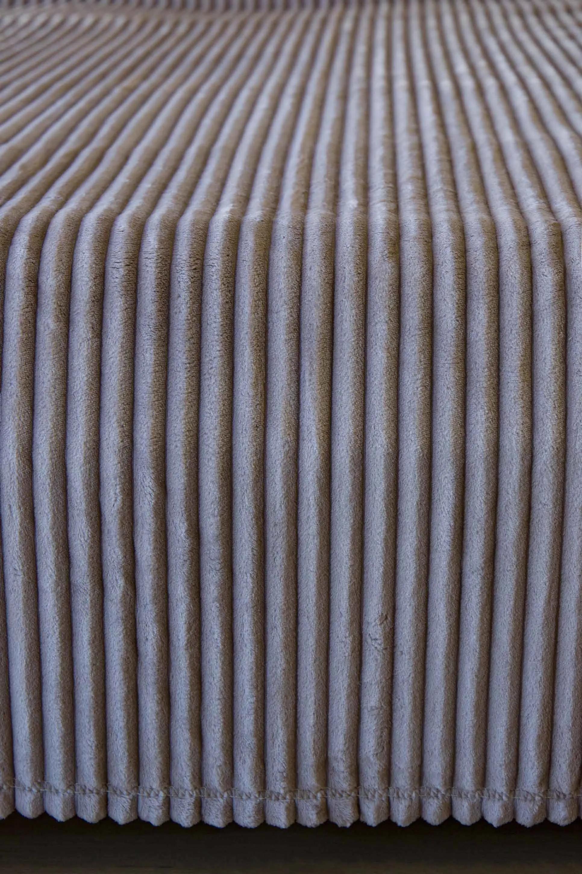 Catherine Premium Faux Fur Ribbed Throw