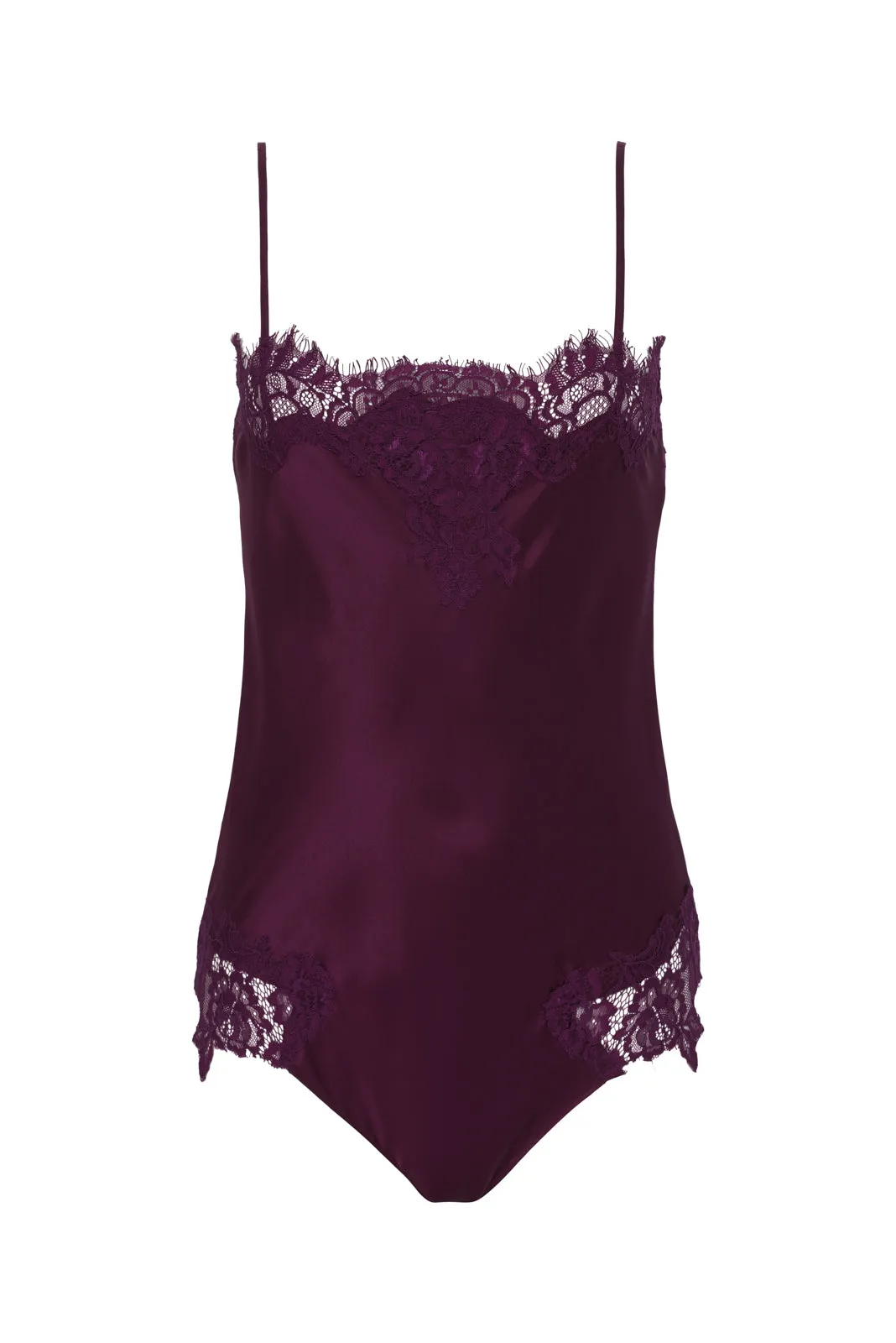 Coco Lace Silk Bodysuit