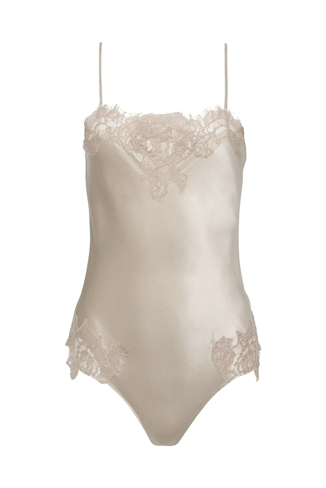 Coco Lace Silk Bodysuit