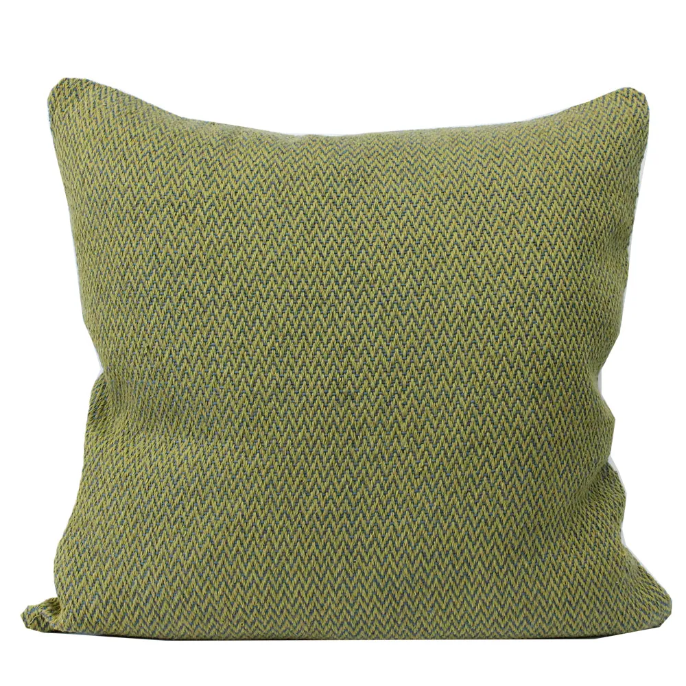Commue Inverness Herringbone in Kelp Pillow
