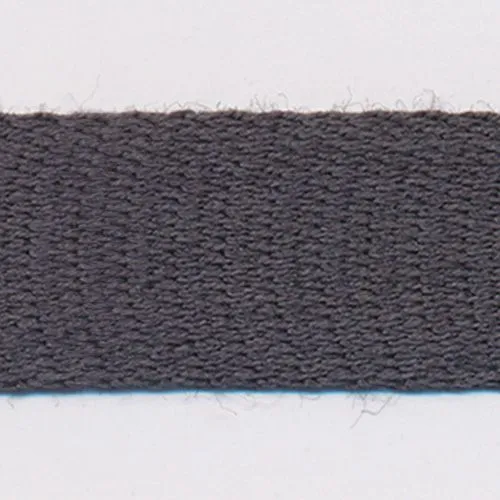 Cotton Knit Tape #105 Steel Black