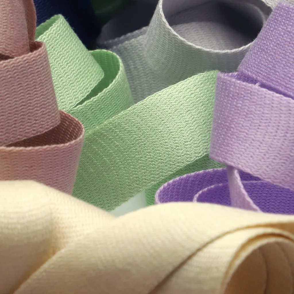 Cotton Knit Tape #48 Silver