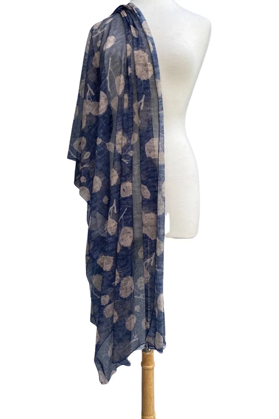 Demi Tulip A Long And Wide Sheer Shawl Stole Wrap Cover