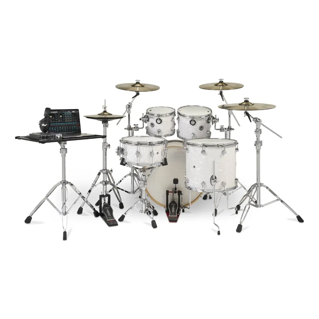 DW DWe 5-Piece Complete Bundle Kit - White Marine Pearl