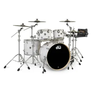 DW DWe 5-Piece Complete Bundle Kit - White Marine Pearl