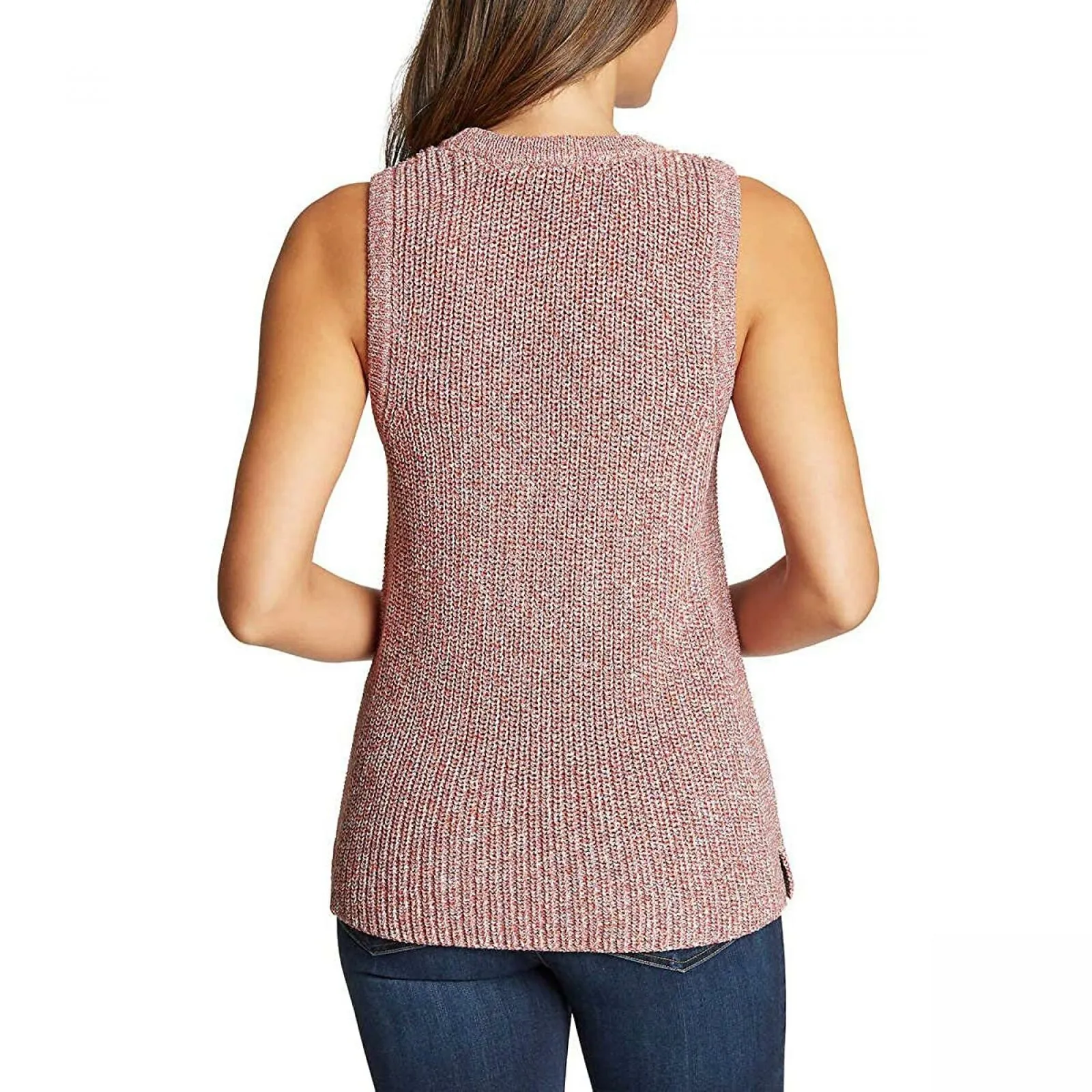 Ella Moss Women's Marled Sleeveless Tank Sweater