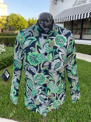 Emmelle Luxurious Crepe Emerald Jacket