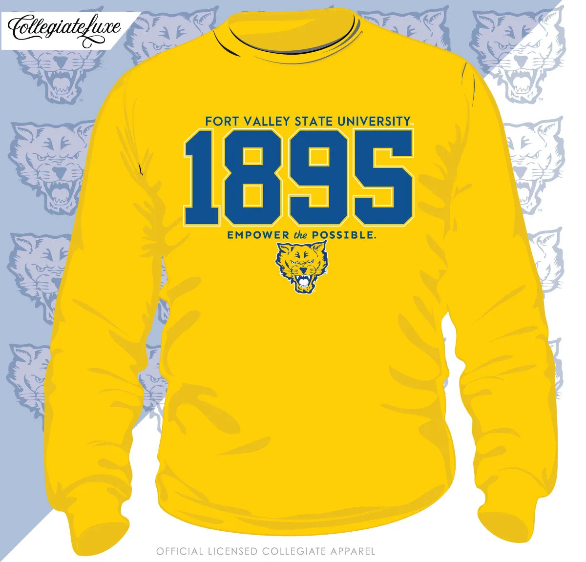 FVSU | EST. 1895 Gold Unisex Sweatshirt -Z-