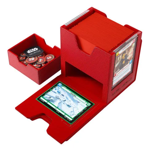 Gamegenic Star Wars Unlimited Twin Suns Deck Pod - Red
