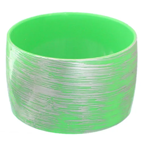 Green Large Wide Bangle Bracelet