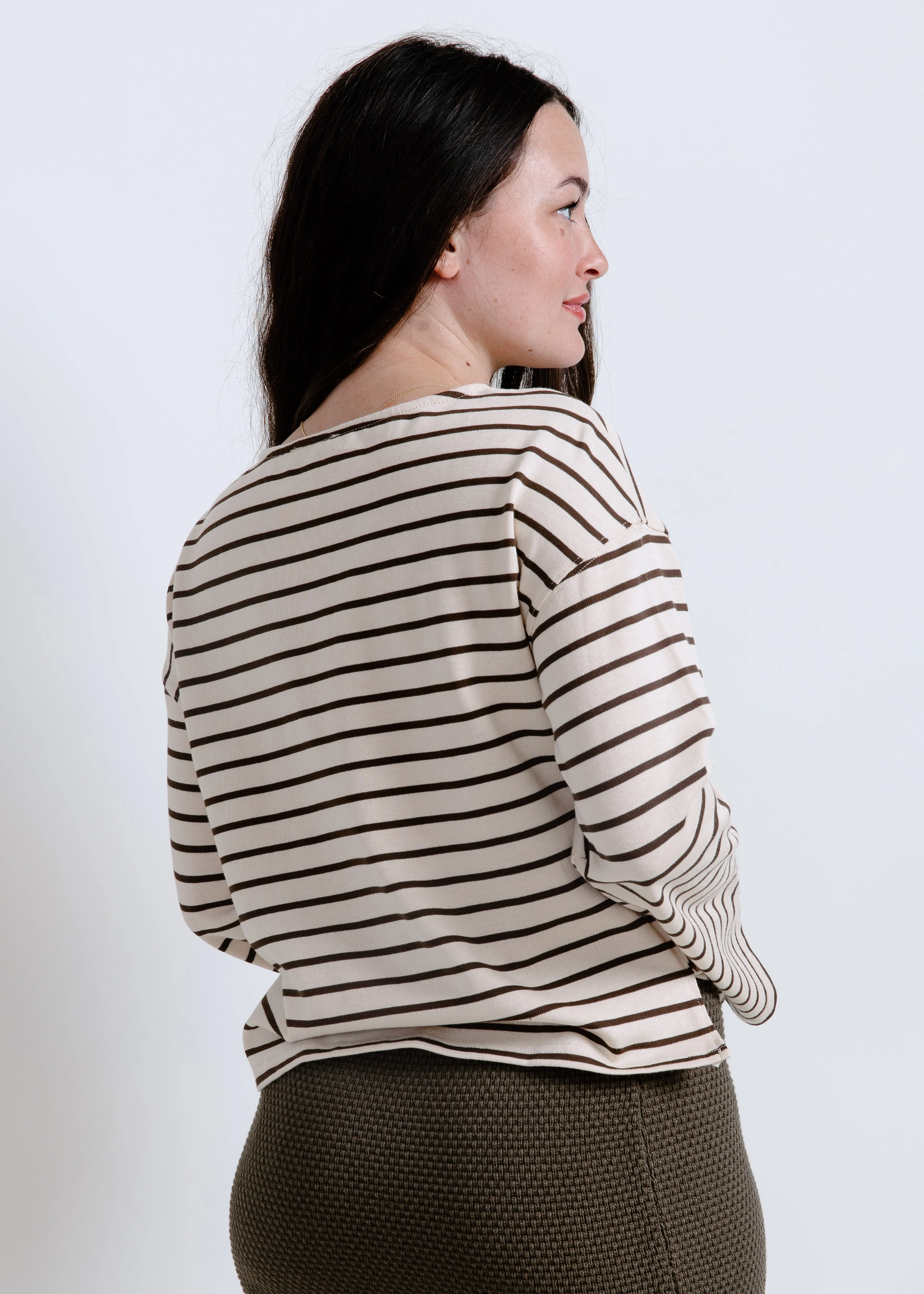 Hellen Striped Knit Top