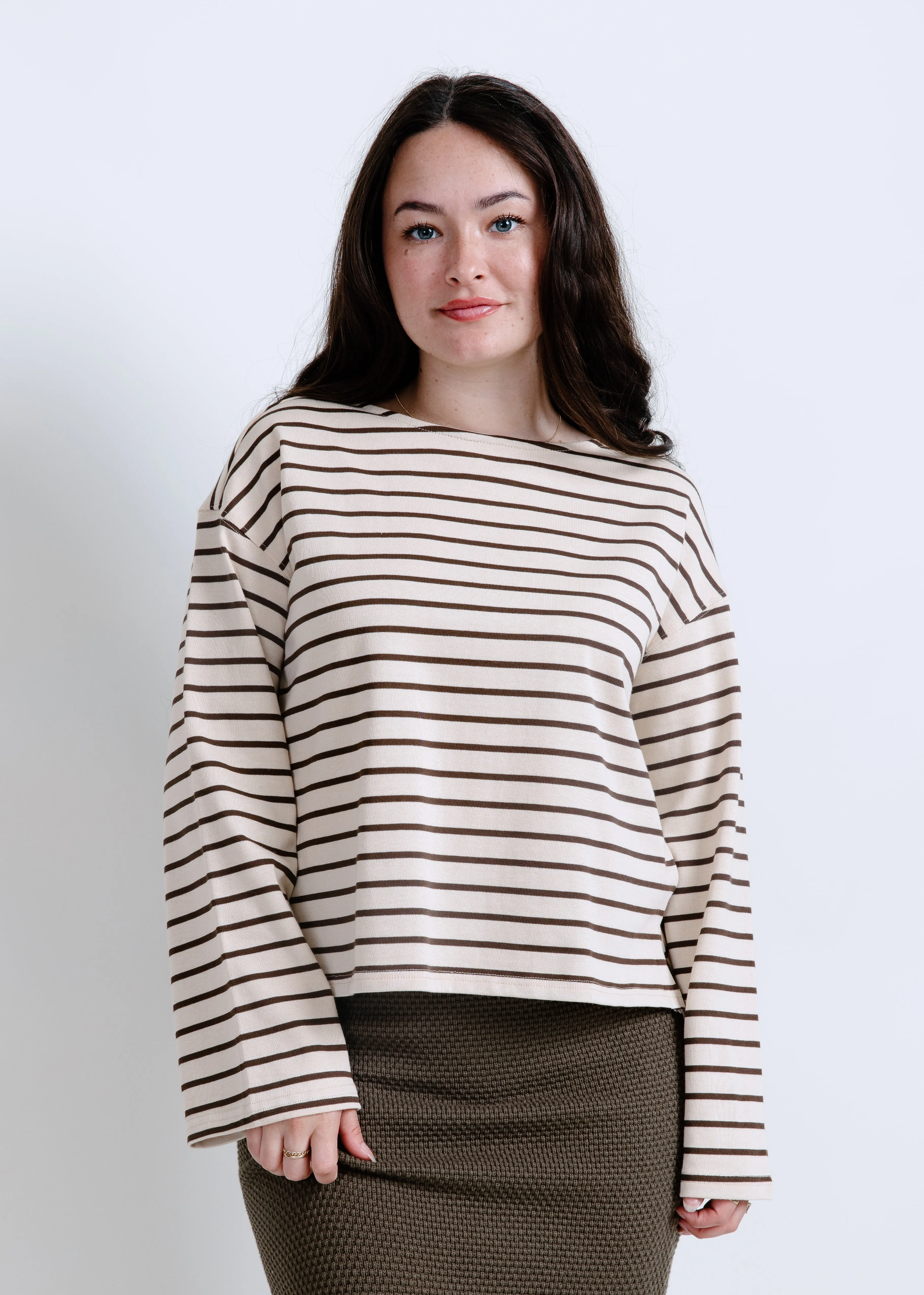 Hellen Striped Knit Top
