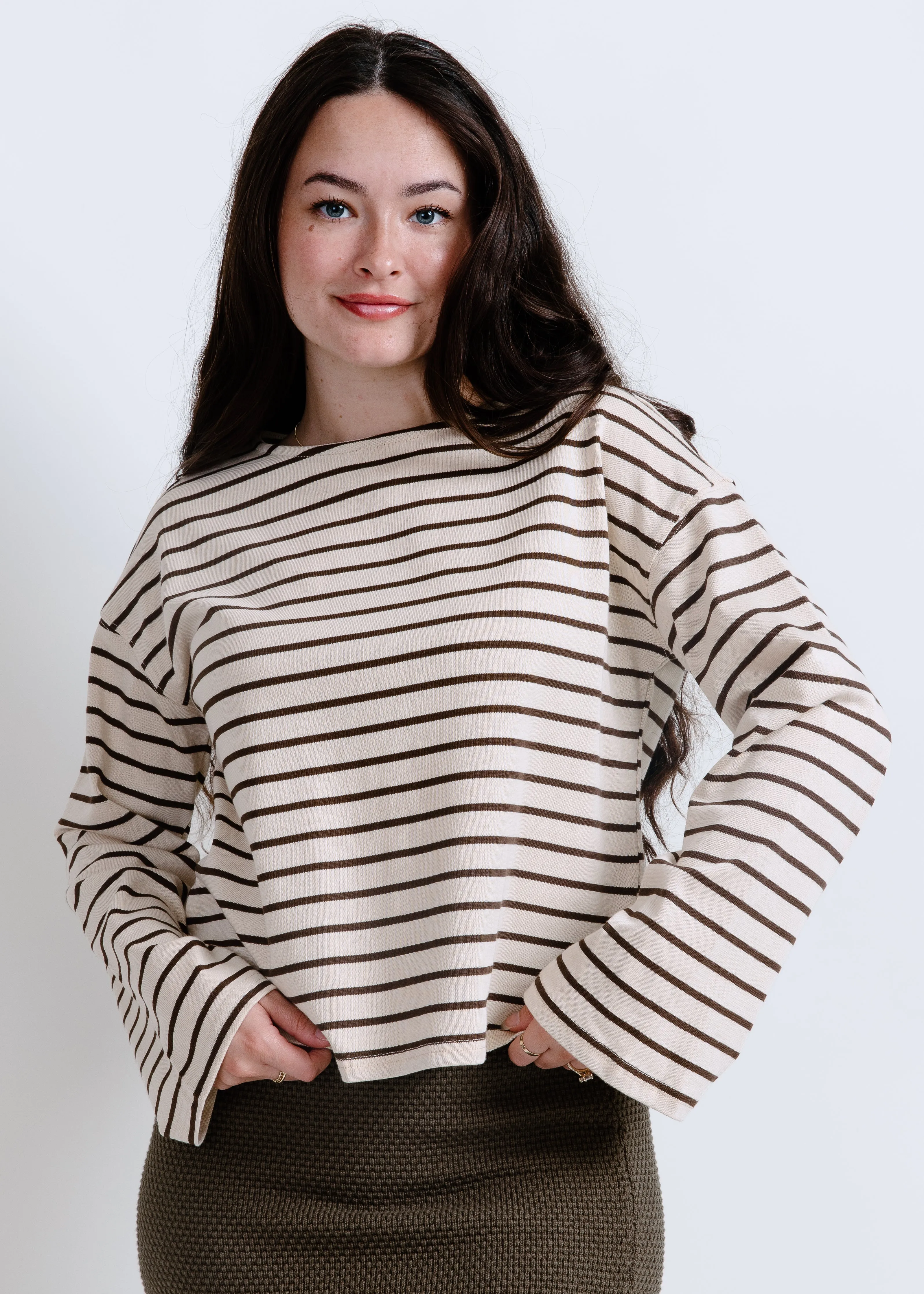 Hellen Striped Knit Top
