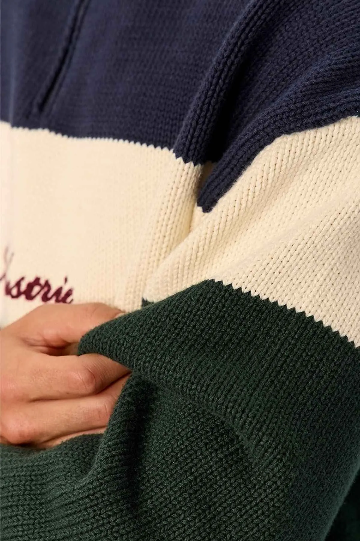 Industrie The Osbourne Zip Neck Knit