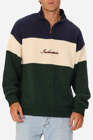 Industrie The Osbourne Zip Neck Knit