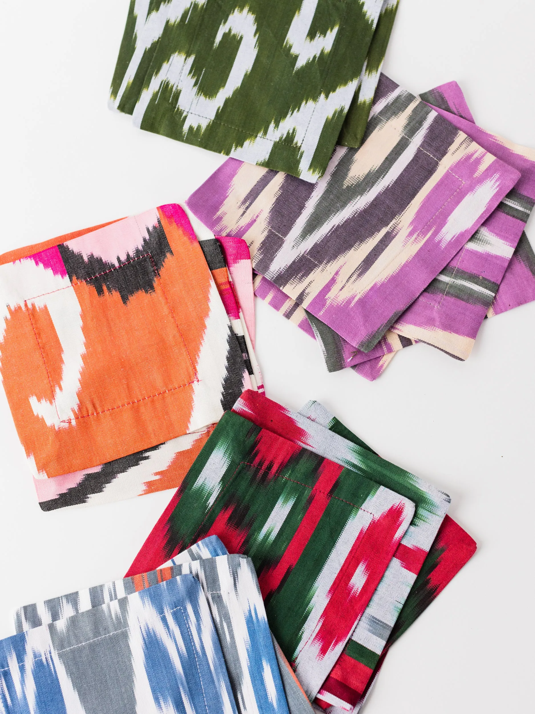 Jewel Ikat Cocktail Napkin Set