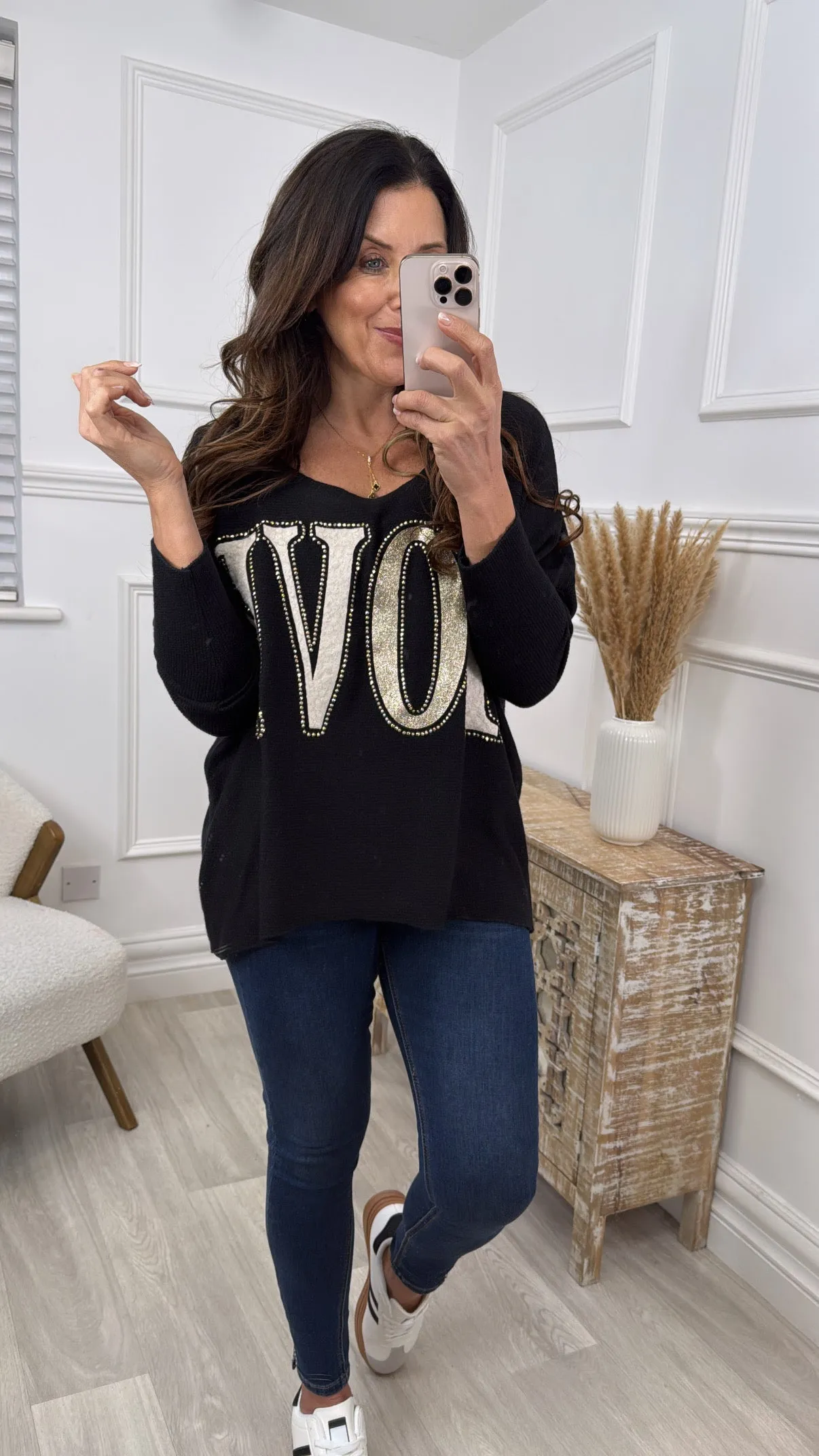 Jill Black LOVE Top