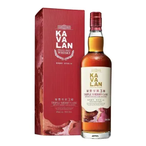 Kavalan Triple Sherry Cask Matured Single Malt Taiwanese Whisky 700ml