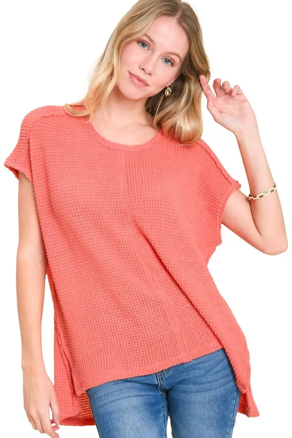 KRYSTAL TOP - CORAL PINK