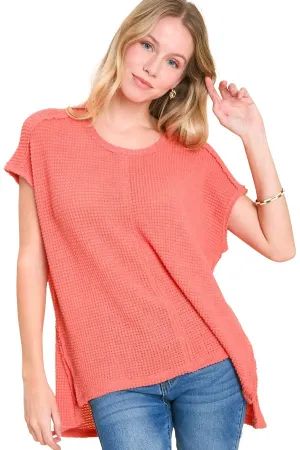 KRYSTAL TOP - CORAL PINK