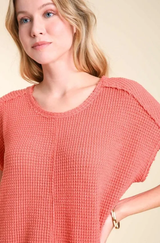 KRYSTAL TOP - CORAL PINK