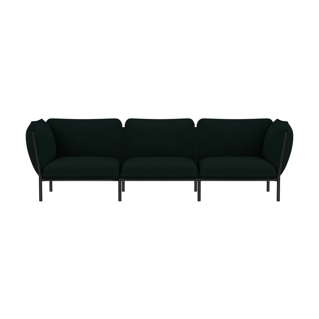 Kumo 3-seater Sofa with Armrests Pine