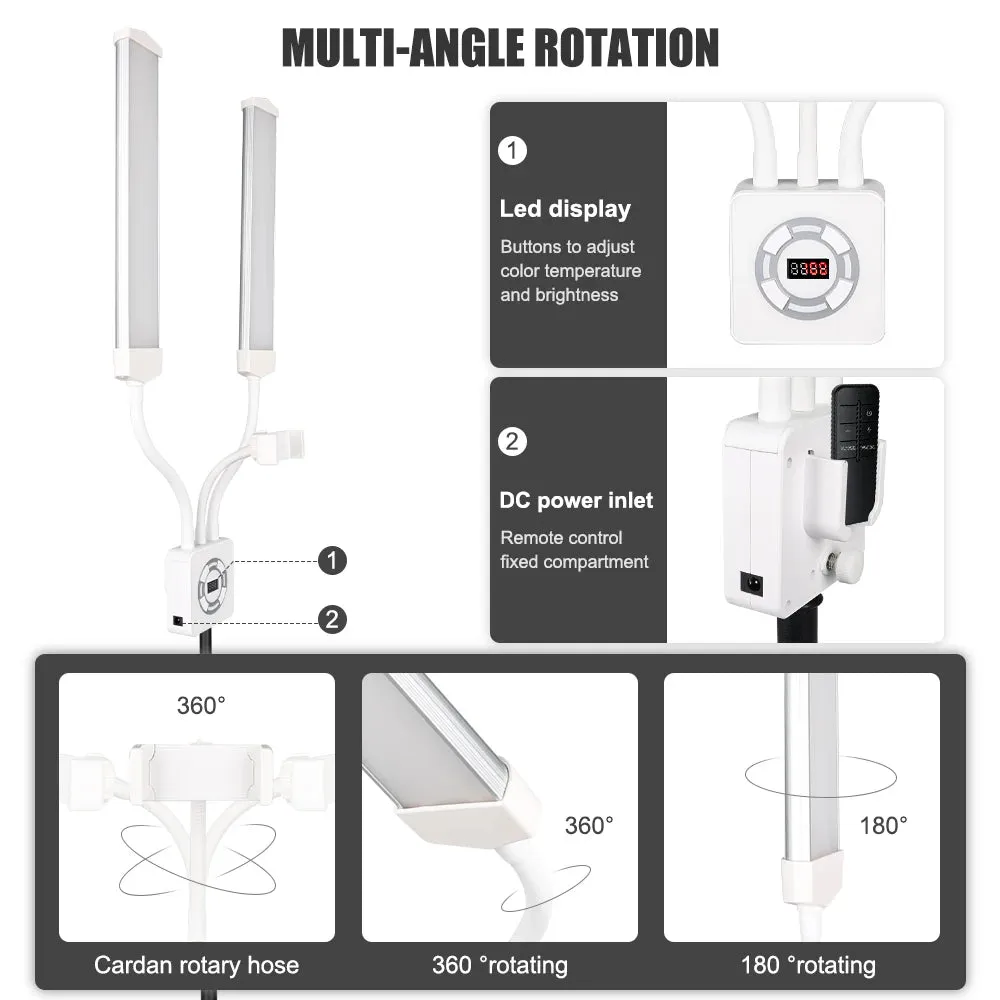 LED Double Arm Fill Lighting Kit