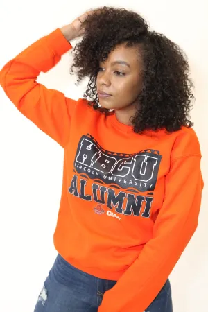LINCOLN | 90s ALUMNI | Orange Unisex Sweatshirt (z)