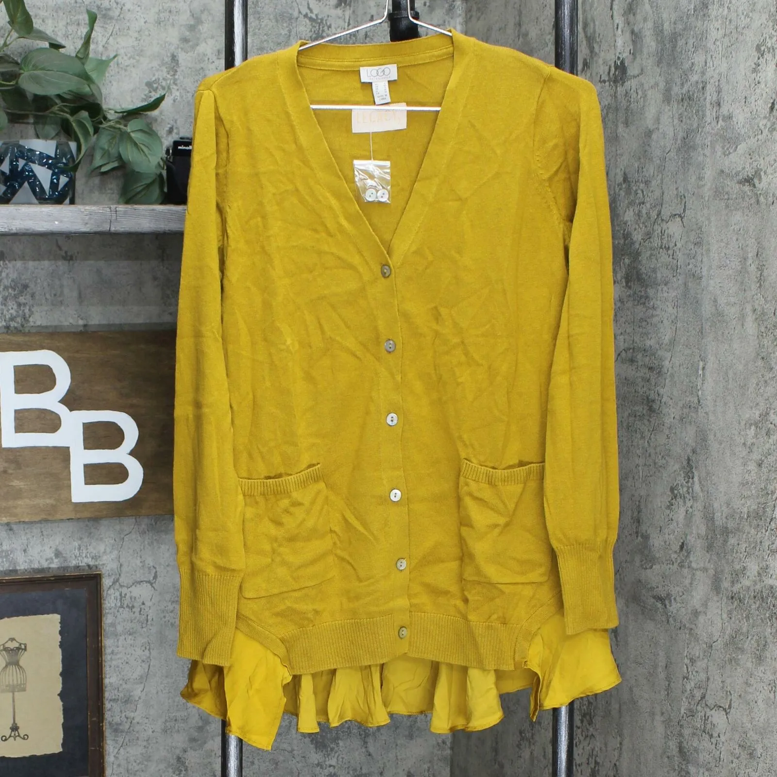 LOGO Legacy by Lori Goldstein Cotton Cashmere Cardigan