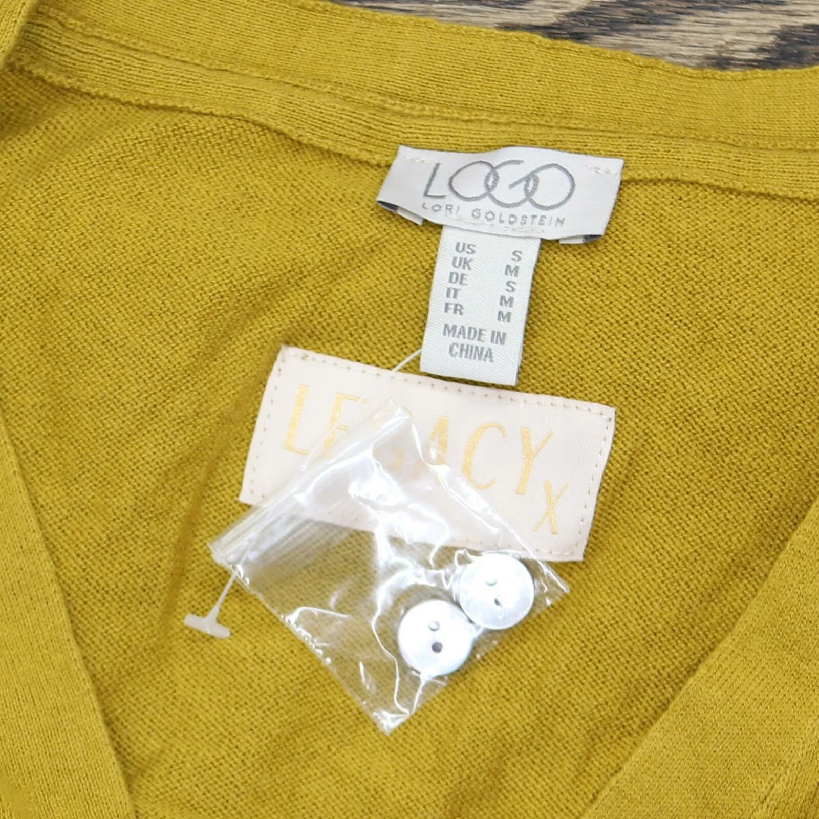 LOGO Legacy by Lori Goldstein Cotton Cashmere Cardigan