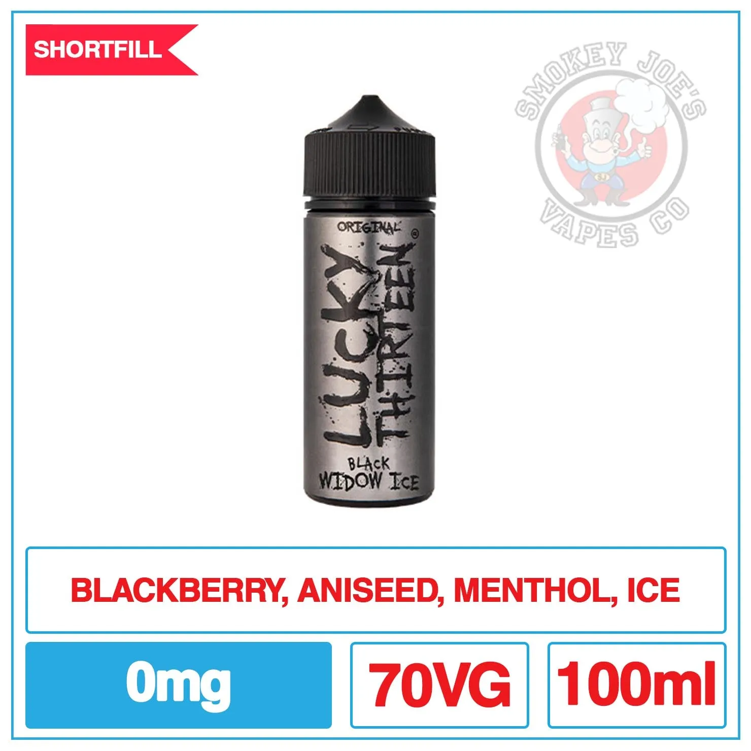 Lucky Thirteen - Original - Black Widow Ice - 100ml