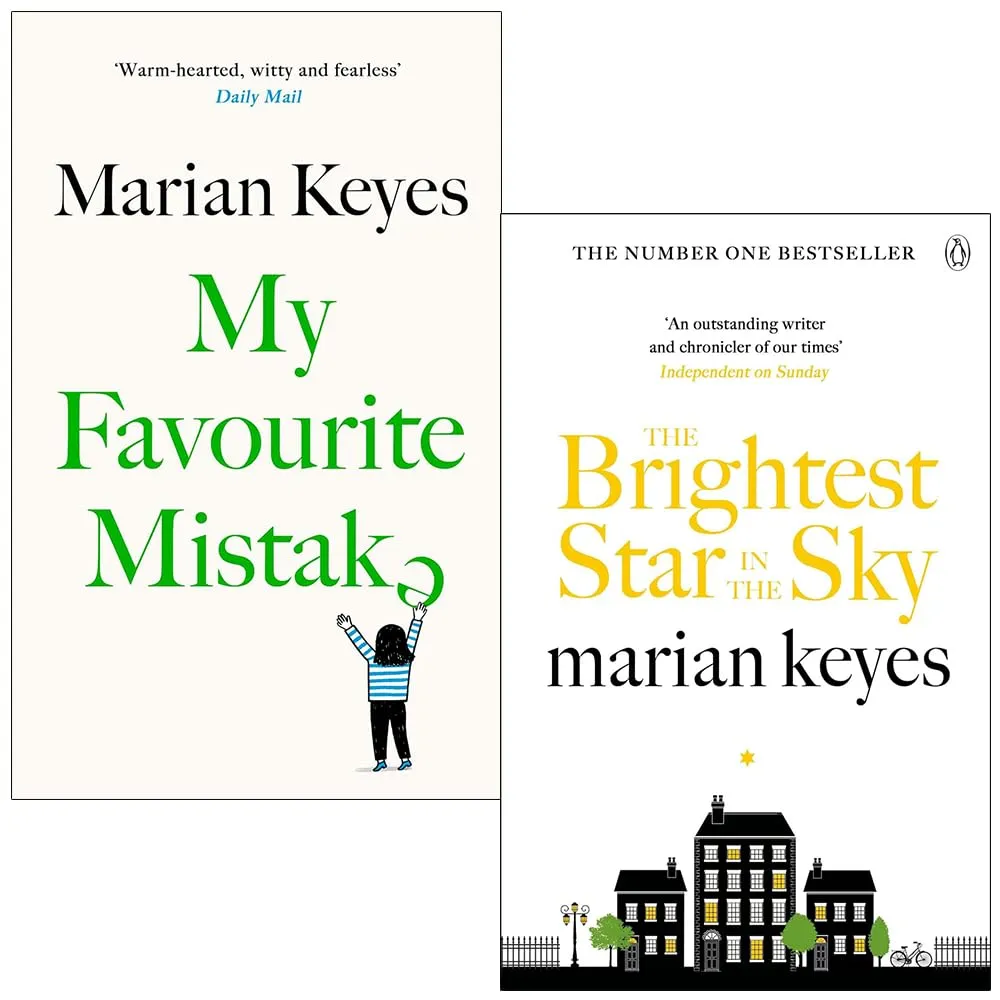 Marian Keyes Collection 2 Books Set (My Favourite Mistake & The Brightest Star in the Sky)
