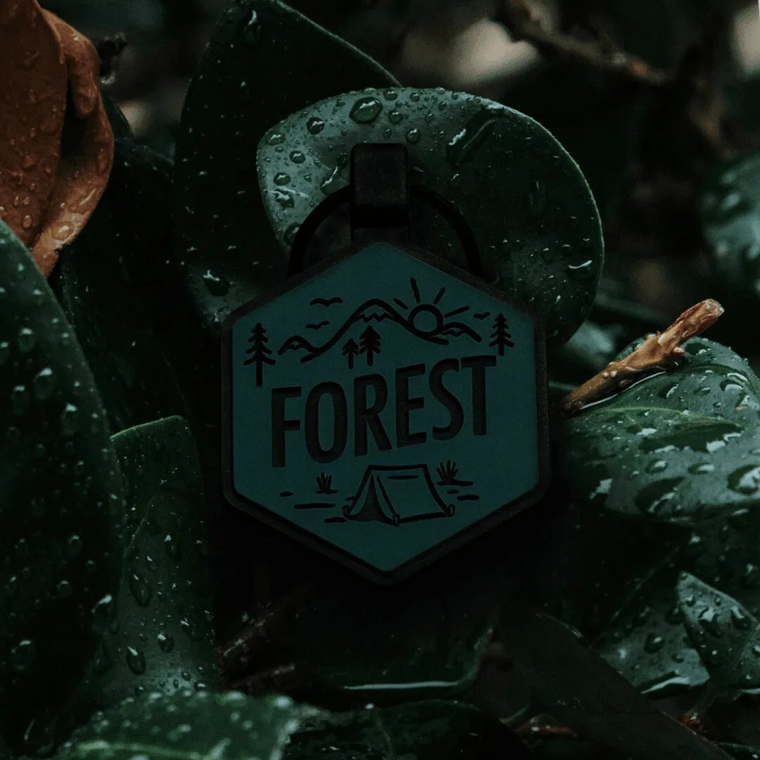 Midnight Collection Silicone Dog ID Tag