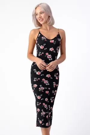 MOIRA FLORAL BODYCON DRESS