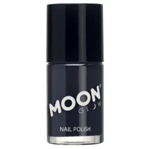 Moon Glow Pastel Neon Uv Nail Polish, Black