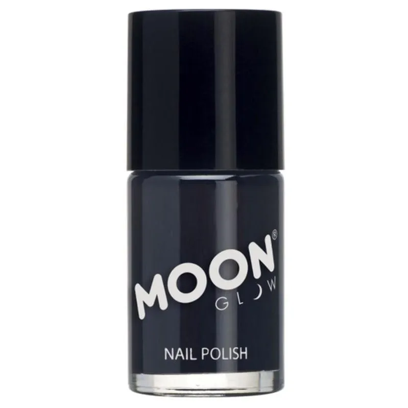 Moon Glow Pastel Neon Uv Nail Polish, Black