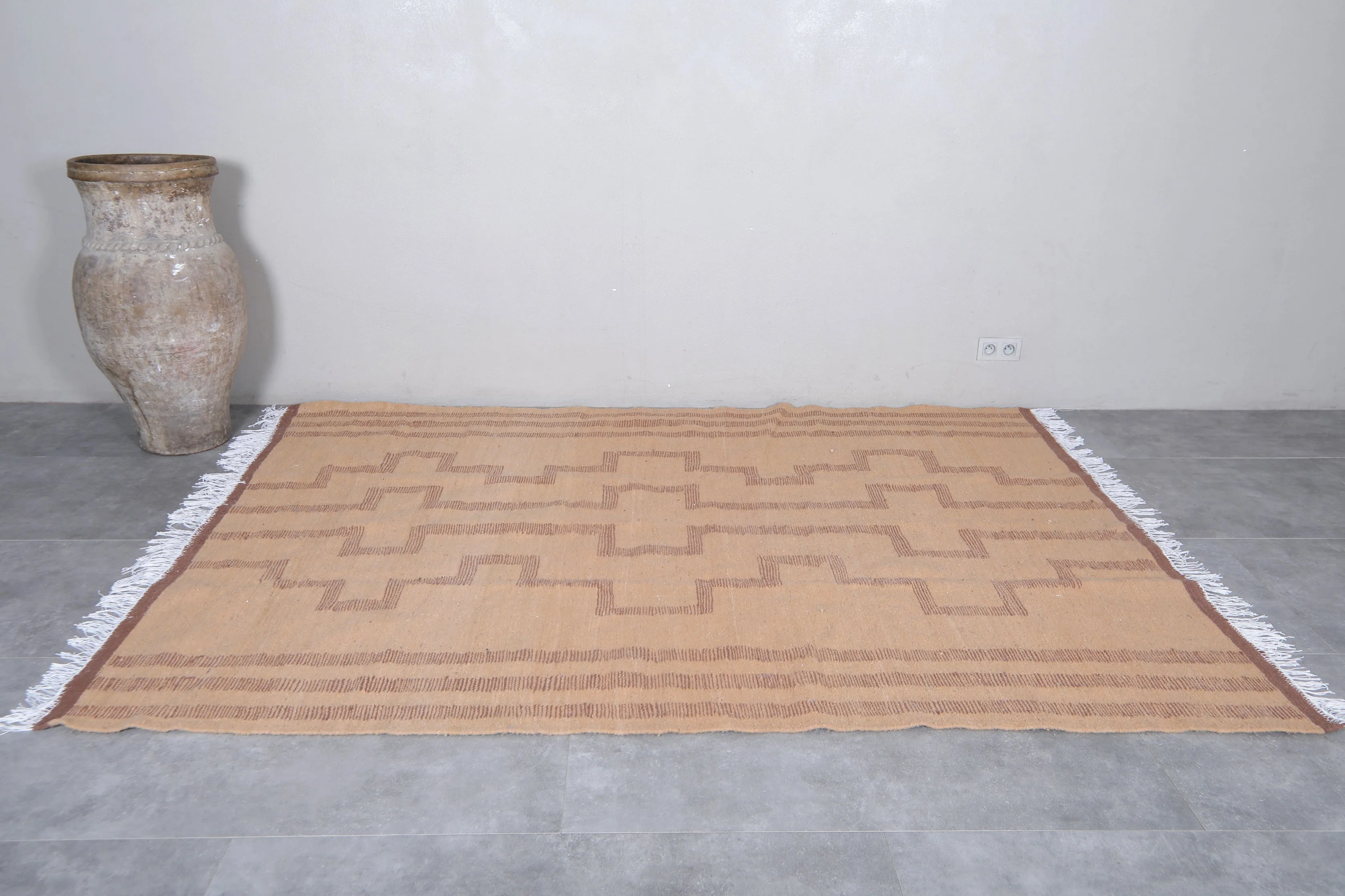 Moroccan Kilim Rug - Hand Woven Moroccan Rug - Custom Rug