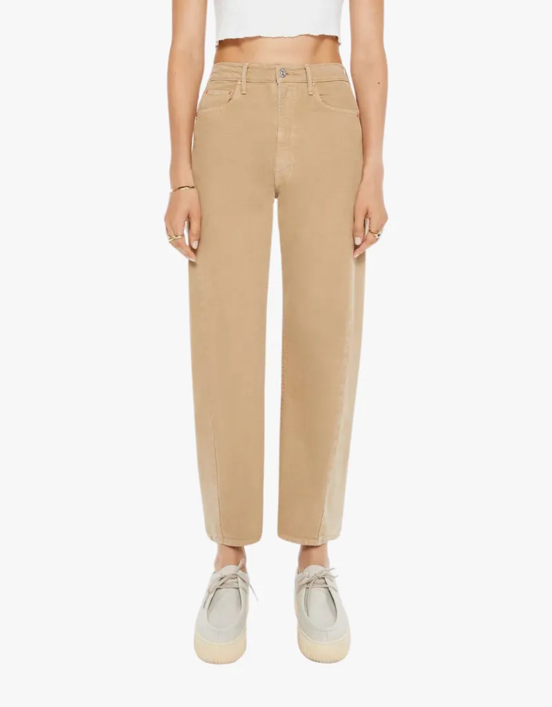 Mother The Half Pipe Flood Jeans in Curds and Whey